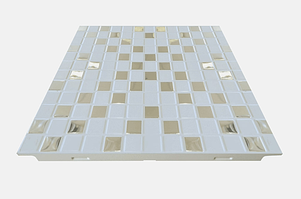 Кассетные потолки - Мозаика белая объемная