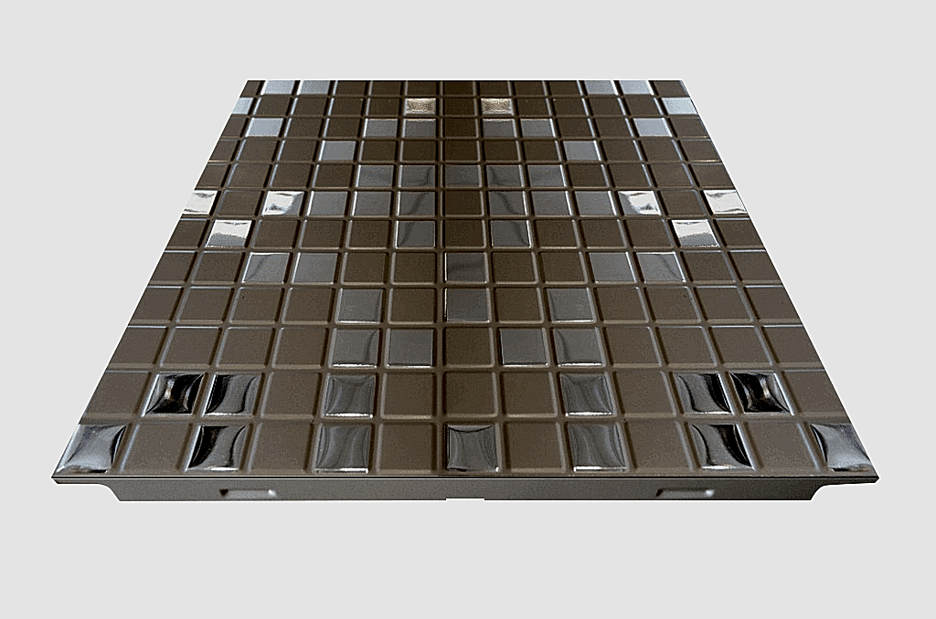 Кассетные потолки - Мозаика золотая объемная