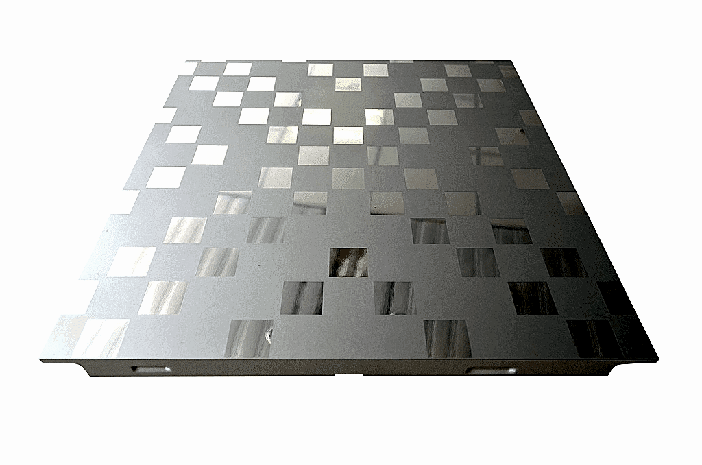 Кассетные потолки - Мозаика серебристая