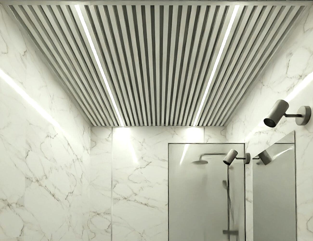 Кубообразные алюминиевые потолки от ТПК “Алден Групп”: