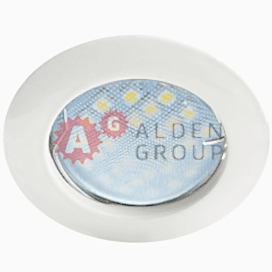 Светильник Ecola MR16 DL100 GU5.3 встр. литой Белый 24х75