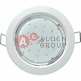 Встраиваемый потолочный светильник Ecola GX53 H4 220V GX53 белый 38x106